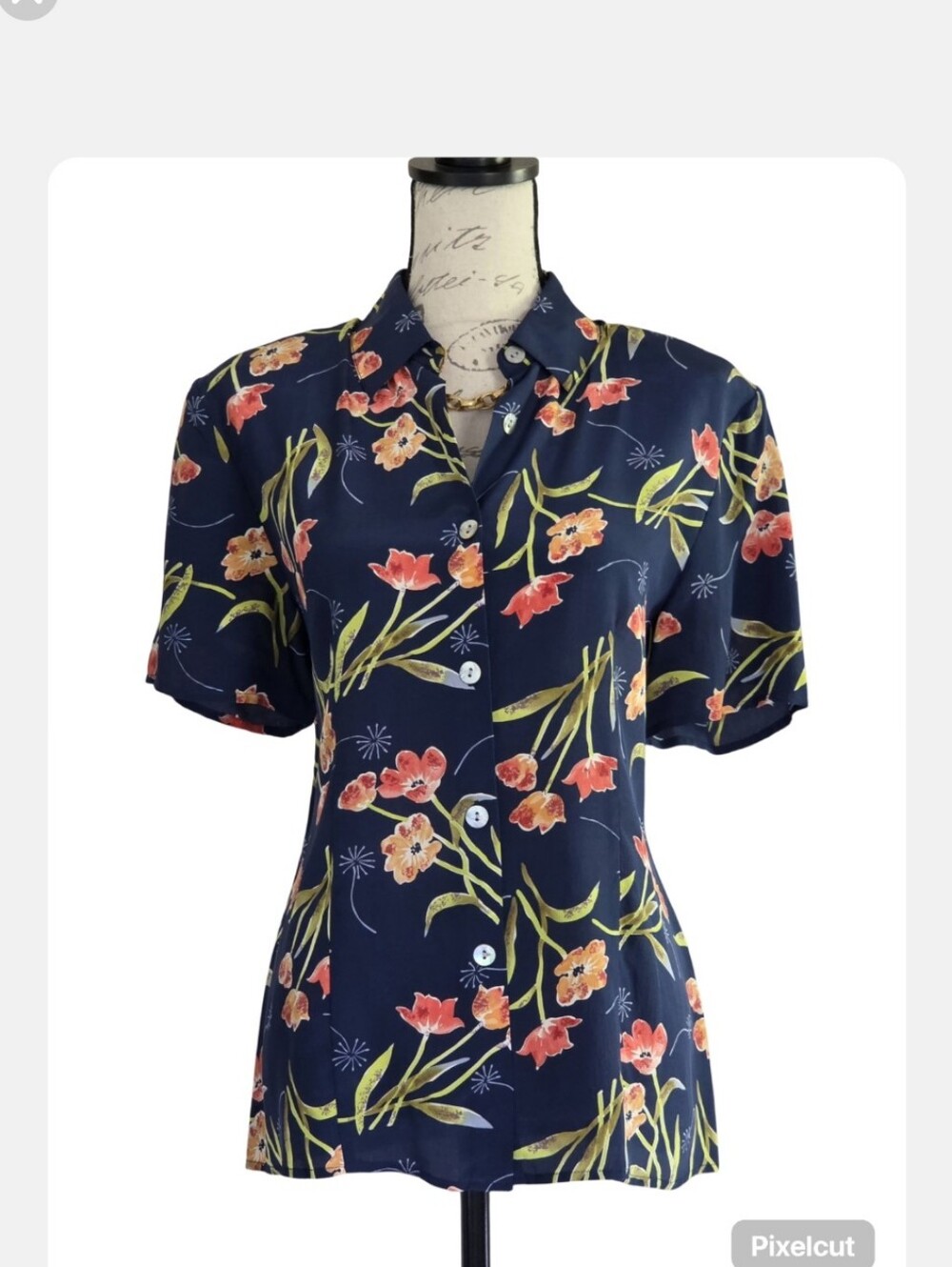Jennifer Moore Silk Blouse.